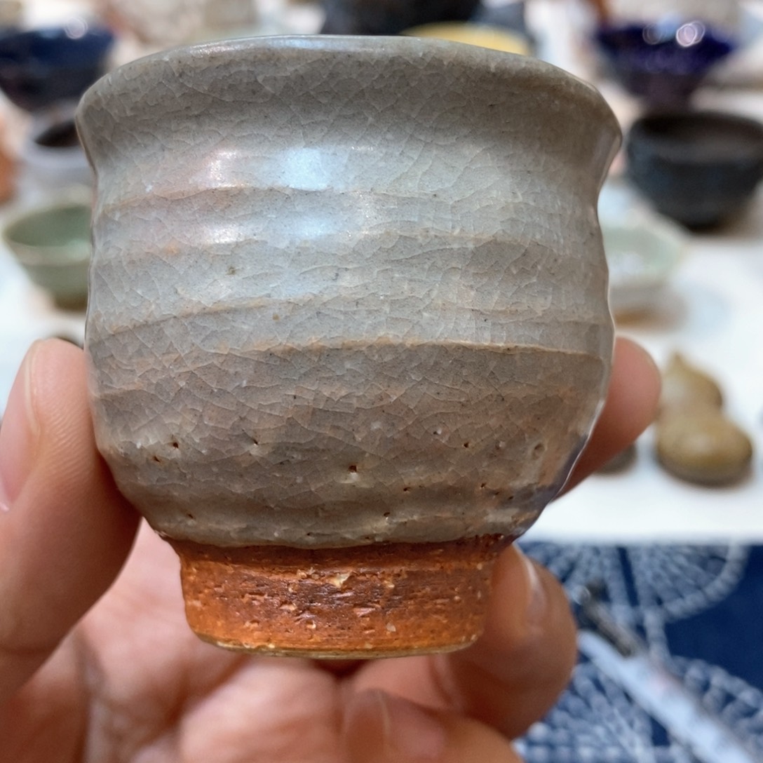 柴烧侘寂粗陶茶具