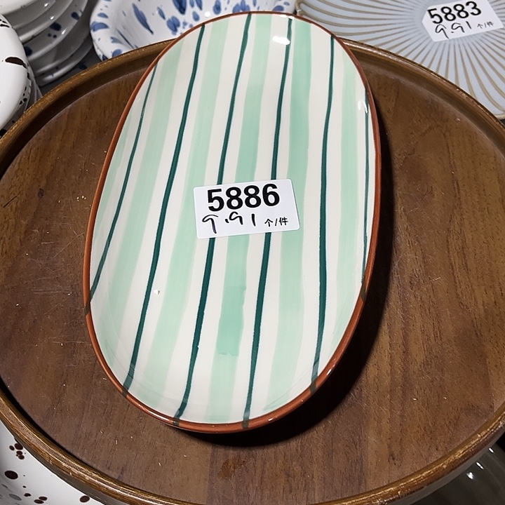 瓷微瑕外贸餐具5886