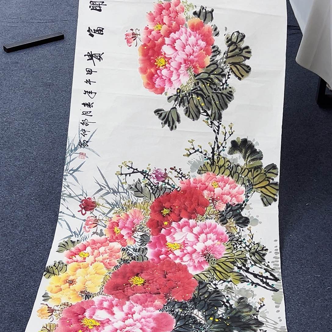 国画事事顺心如意万事如意
