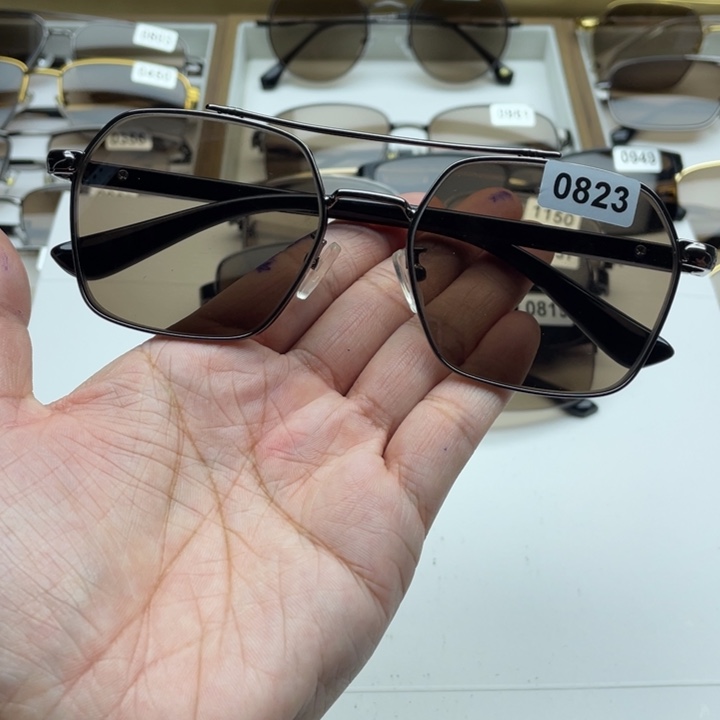 茶水晶全框眼镜 0823