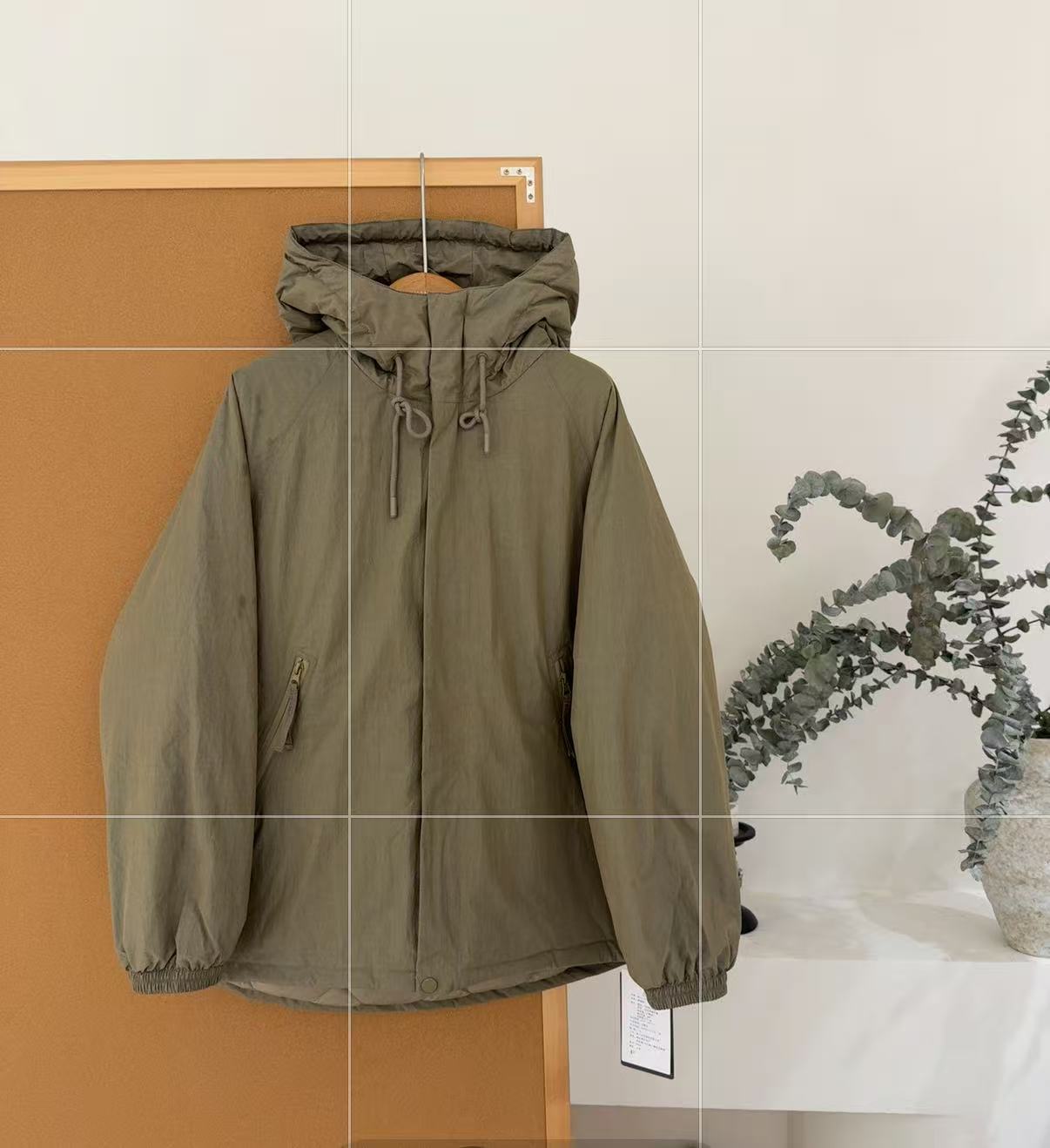 【摩登都市】HANI冬季新款 90白鸭绒复古休闲工装羽绒服外套Y251