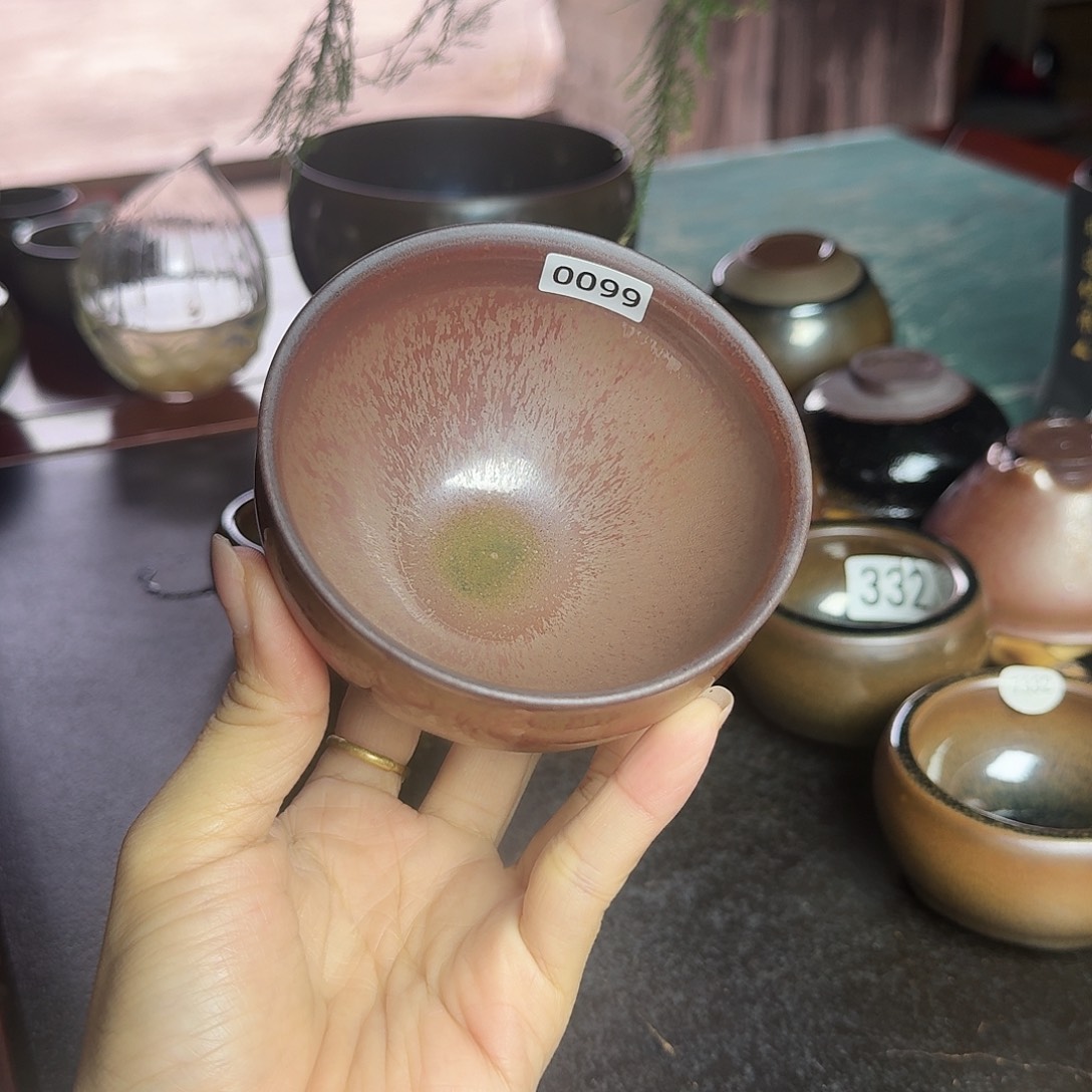 茶盏0099 柴烧手工主人杯
