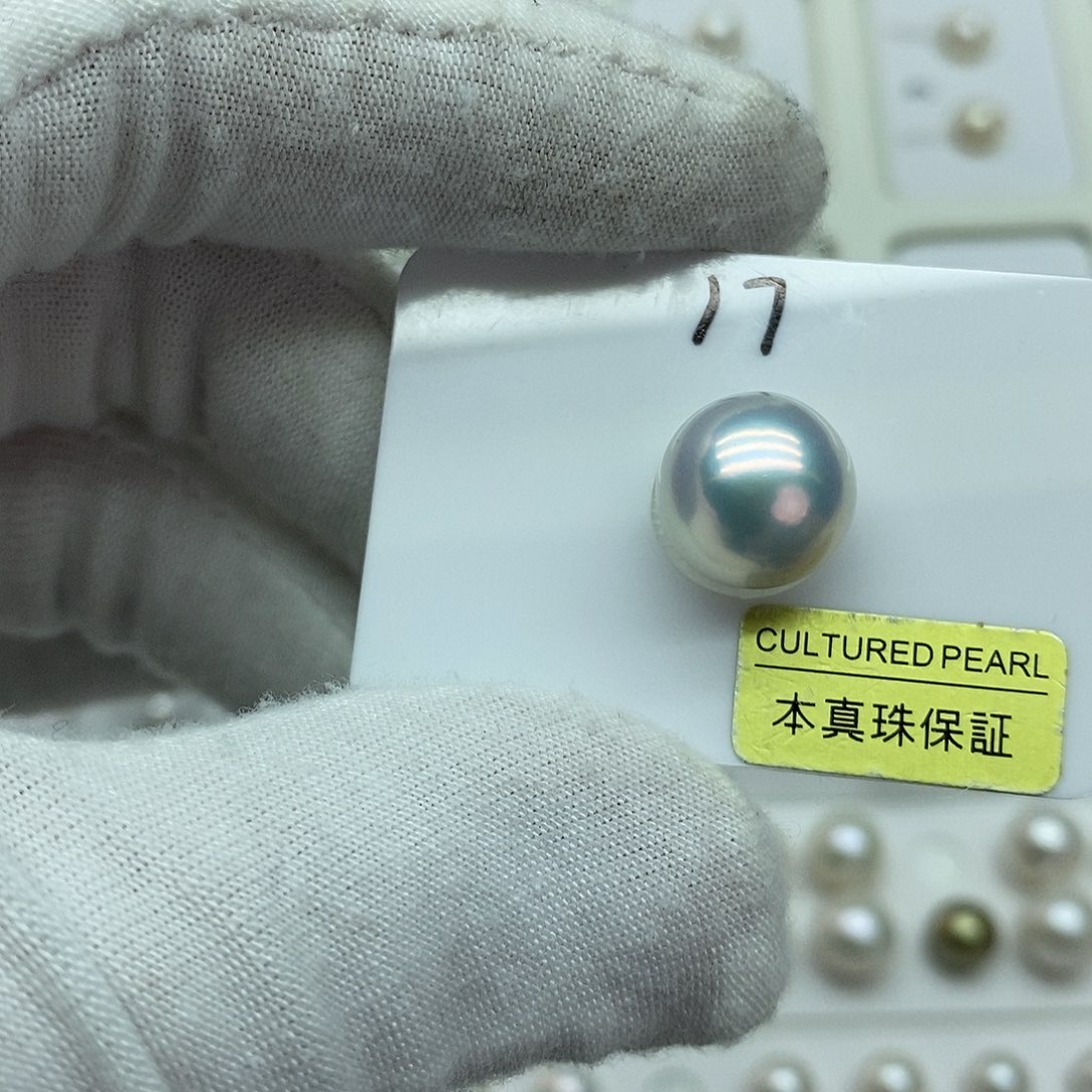 啦***～裸珠淡水珍珠未镶嵌