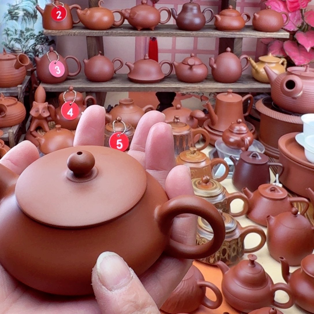 紫砂茶壶明炉70 CC手拉