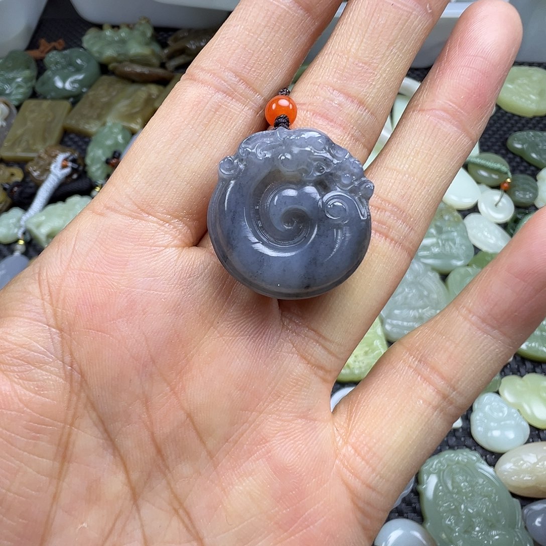 和田玉未镶嵌颈饰卡25