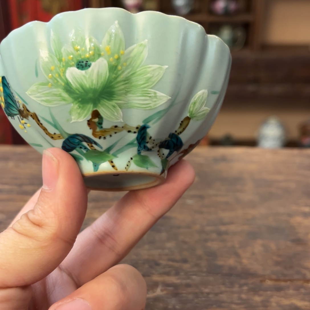 柴烧手工手绘陶瓷