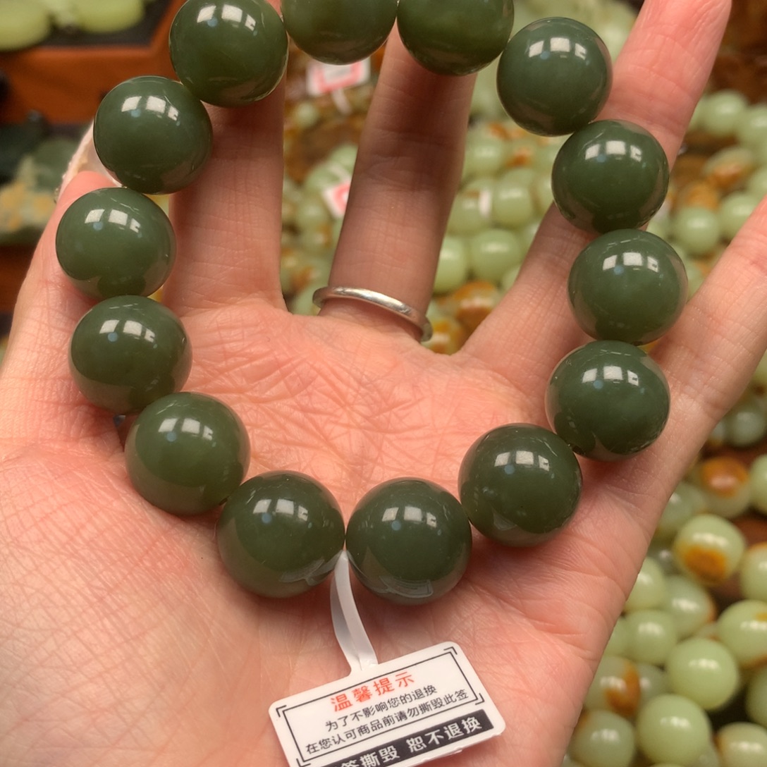和田玉未镶嵌手串
