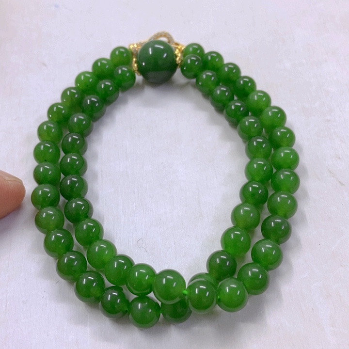 【闪购商品】和田玉（碧玉）颈饰银S925镶嵌11