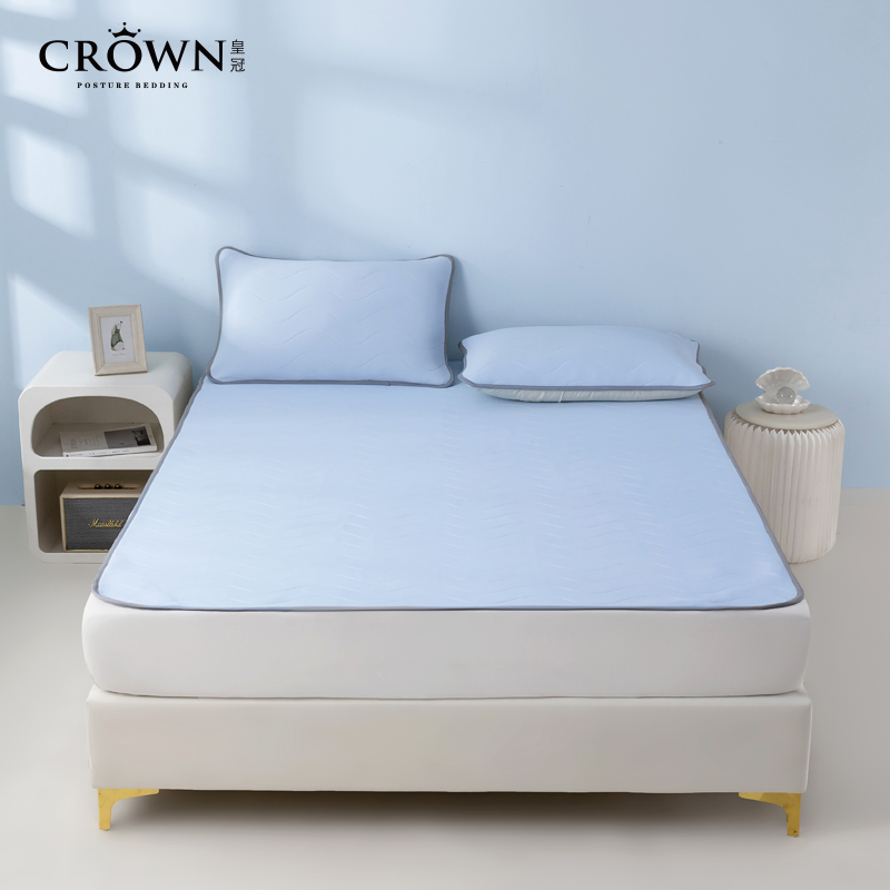 【山妹专属】皇冠小冰皮系列抗菌凉席三件套夏季软席空调席