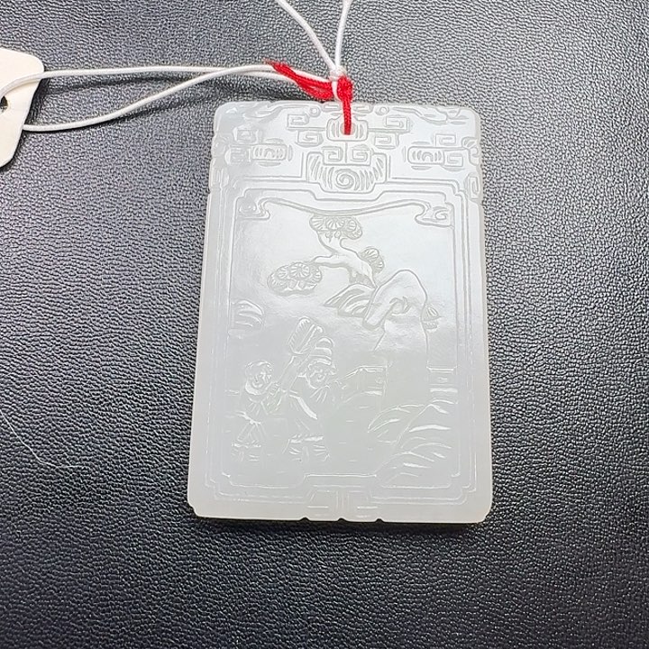 开***乐和田玉未镶嵌挂件