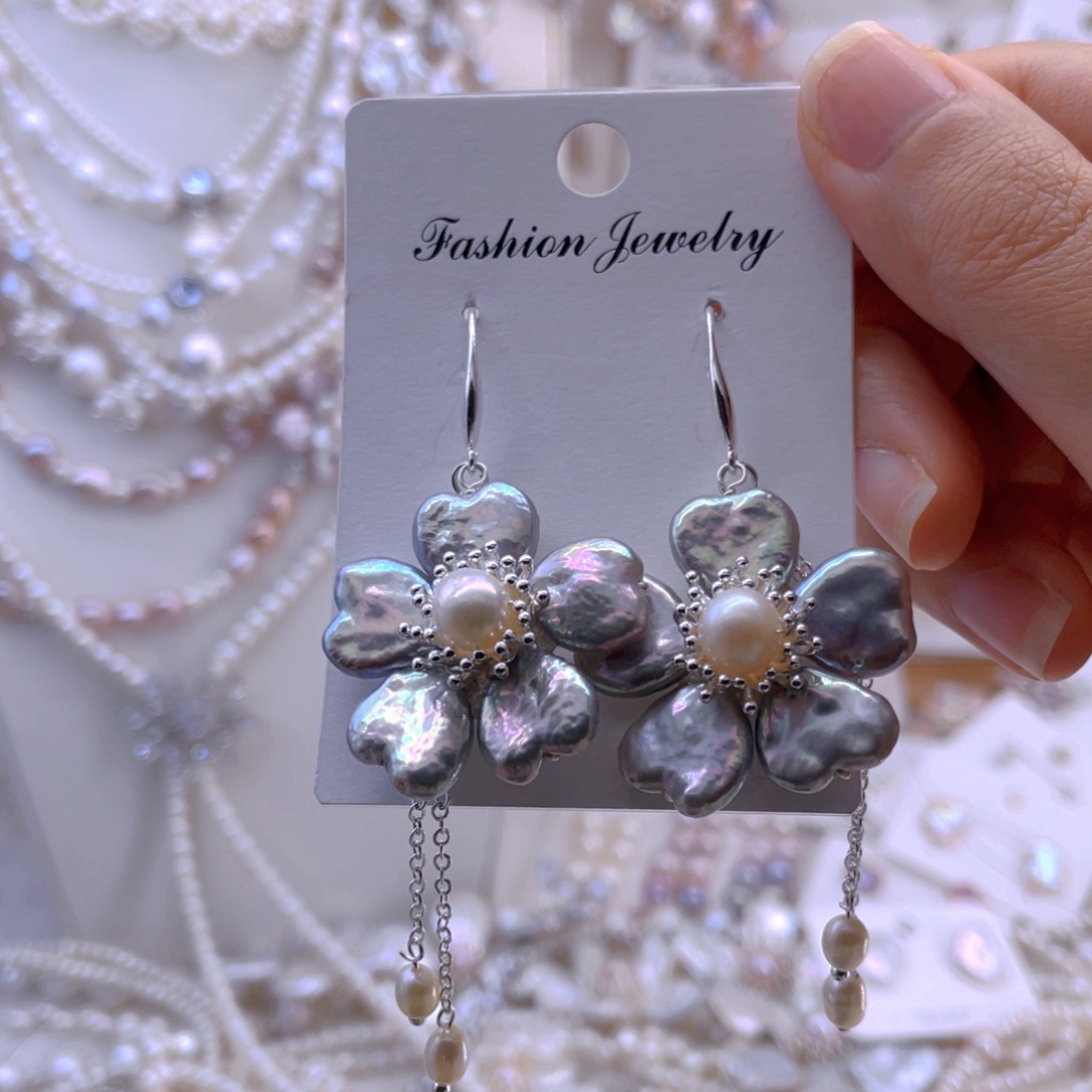 未镶嵌耳饰淡水珍珠