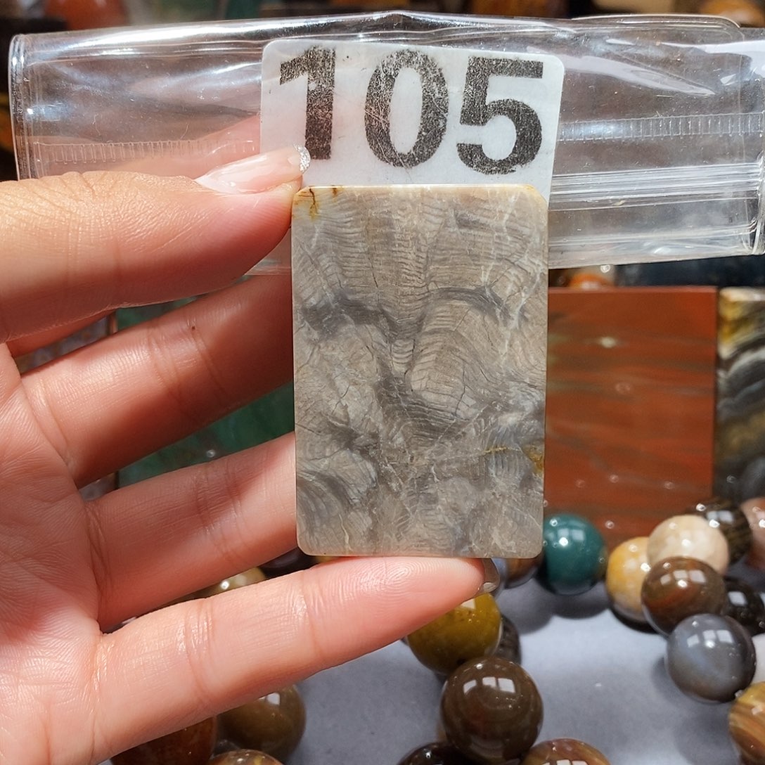 未镶嵌天然北票硅化玉吊坠硅化玉