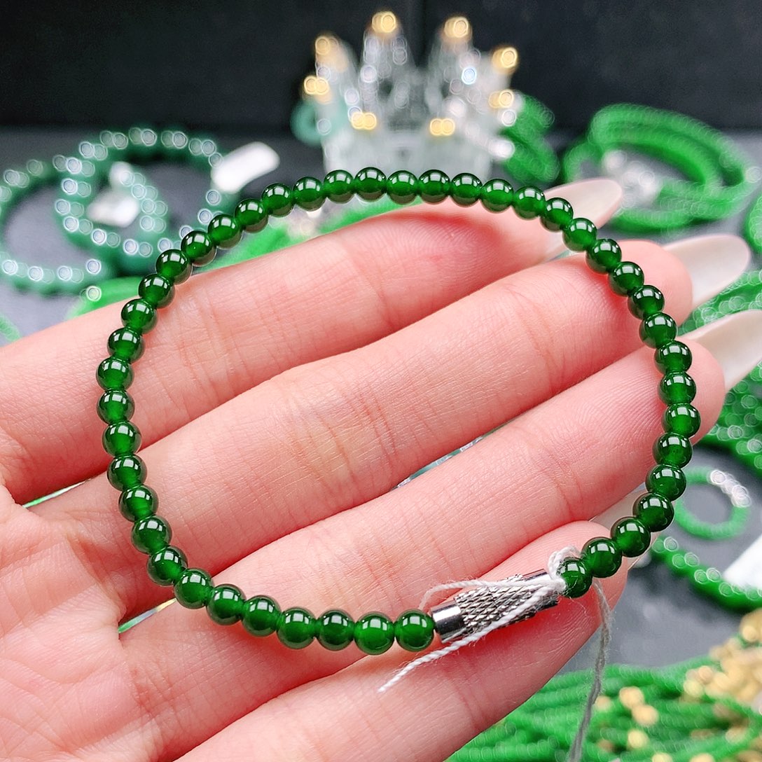 翡翠未镶嵌手链手链