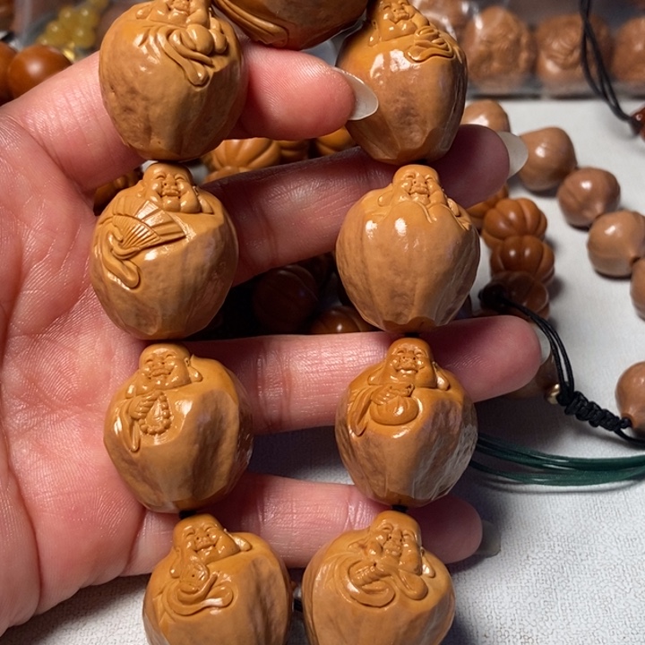 橄榄核手串/手链包衣弥勒2324