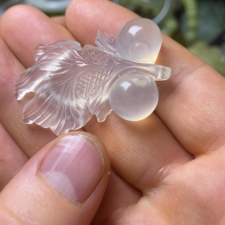 岫玉天然岫玉颈饰未镶嵌