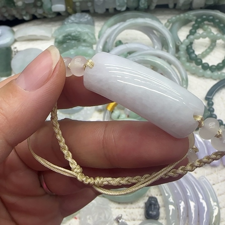 翡翠未镶嵌手链手牌