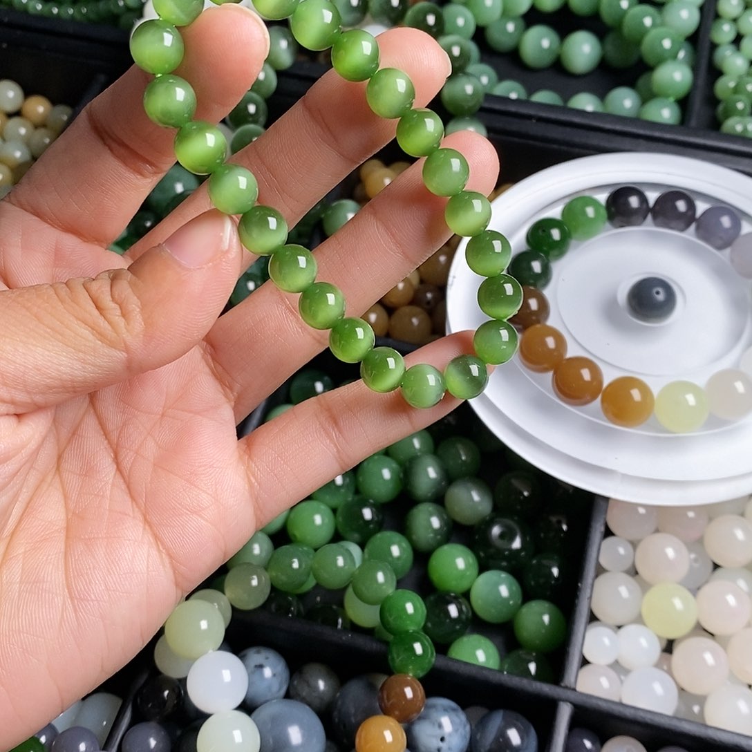 和田玉（碧玉）未镶嵌珠宝半成品