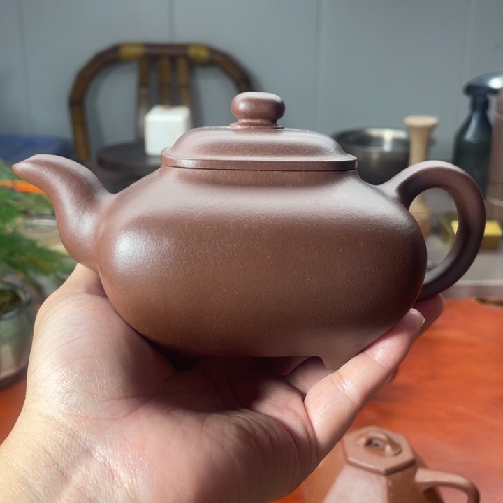 茶壶紫砂紫泥传炉