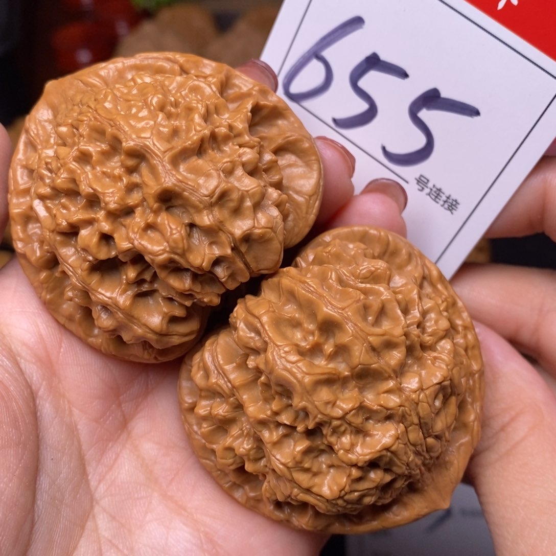 文玩核桃把件655官帽5.2