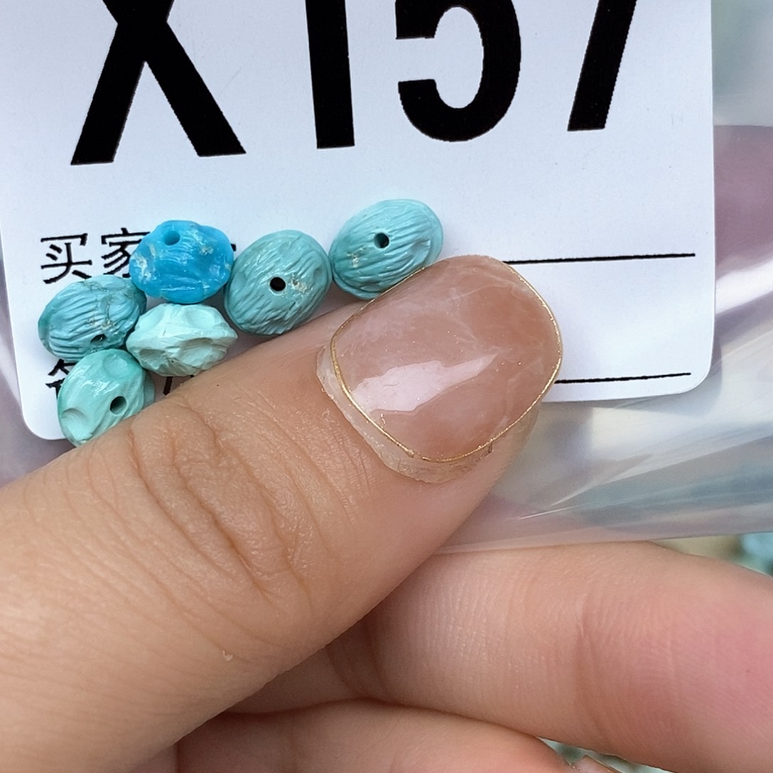 绿松石配饰未镶嵌小*珂