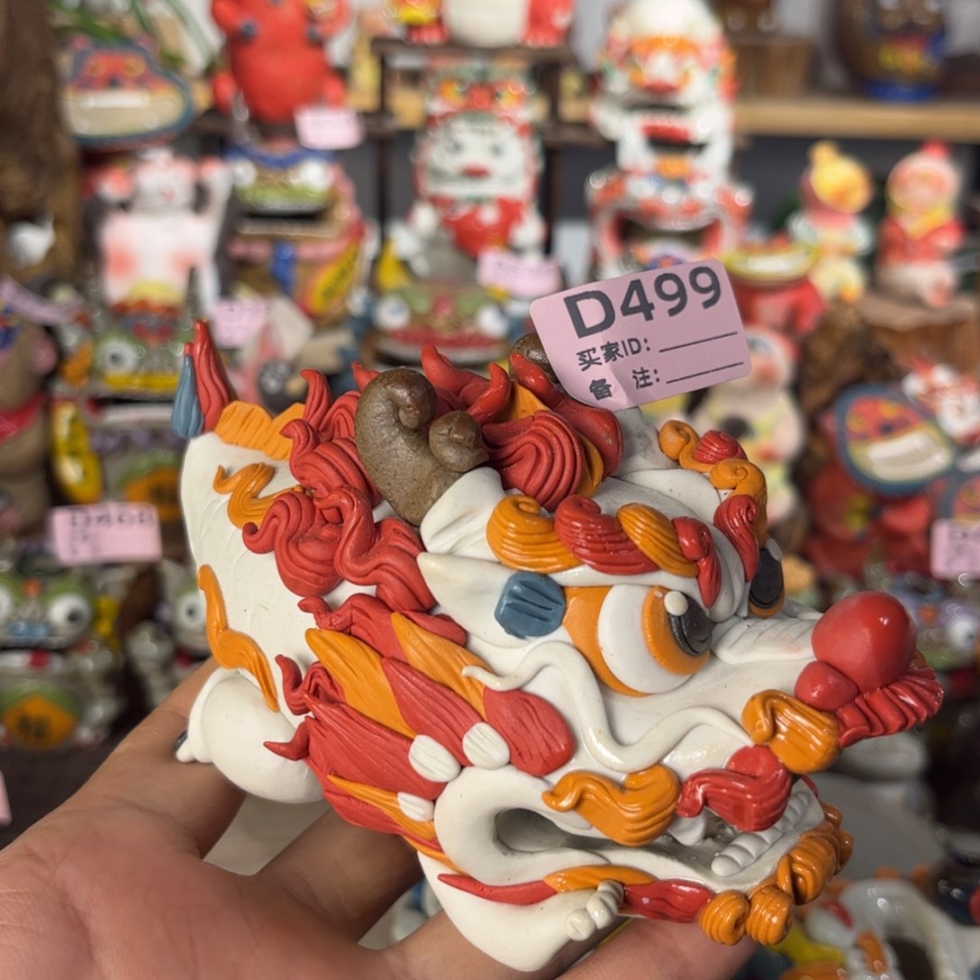 泥塑纯手工茶宠摆件