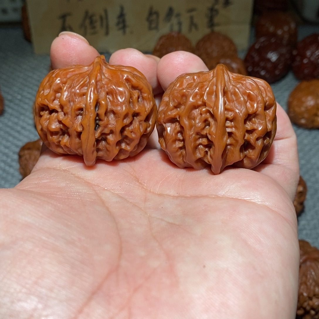 把件文玩核桃39.39.34苹果园