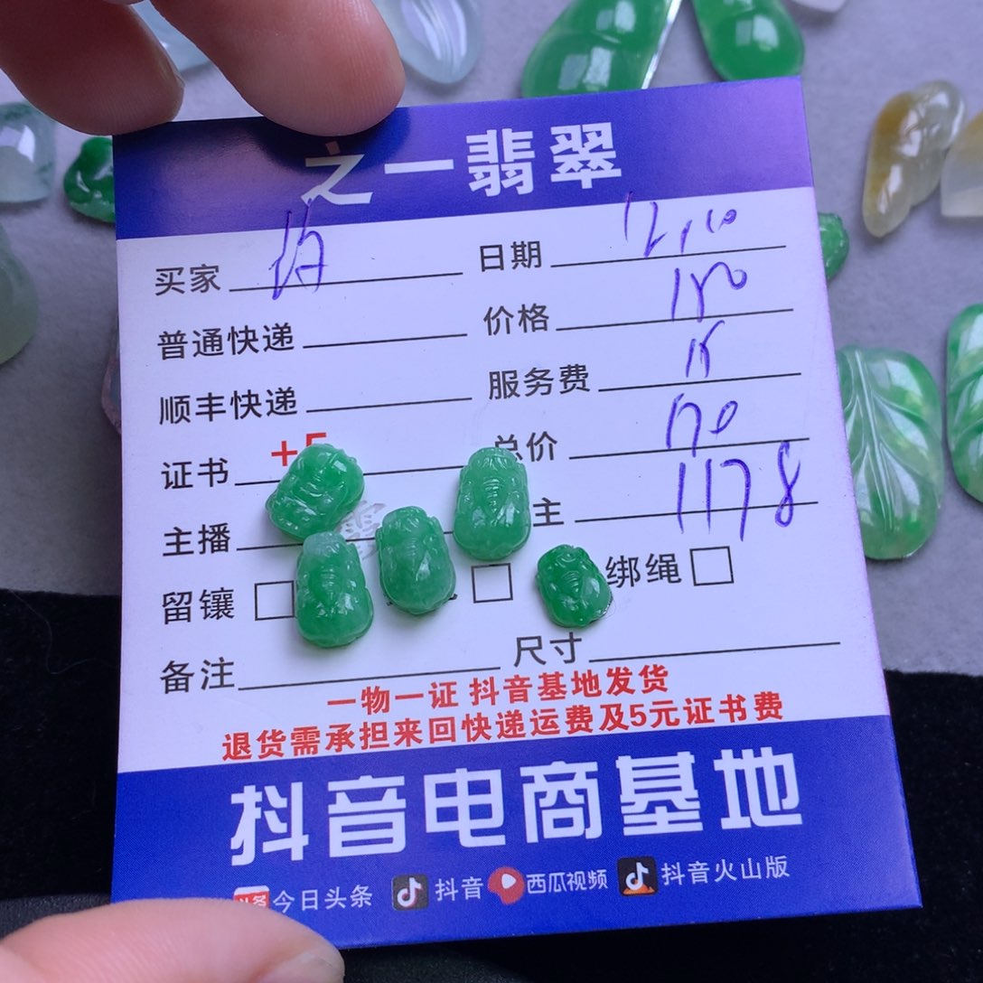 颈饰未镶嵌翡翠汐*