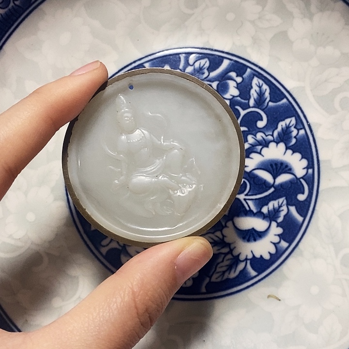 瓷片瓷片瓷器摆件1个