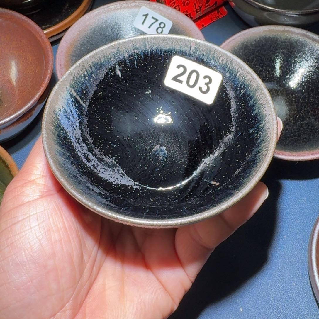 小雨茶盏，手工柴烧，