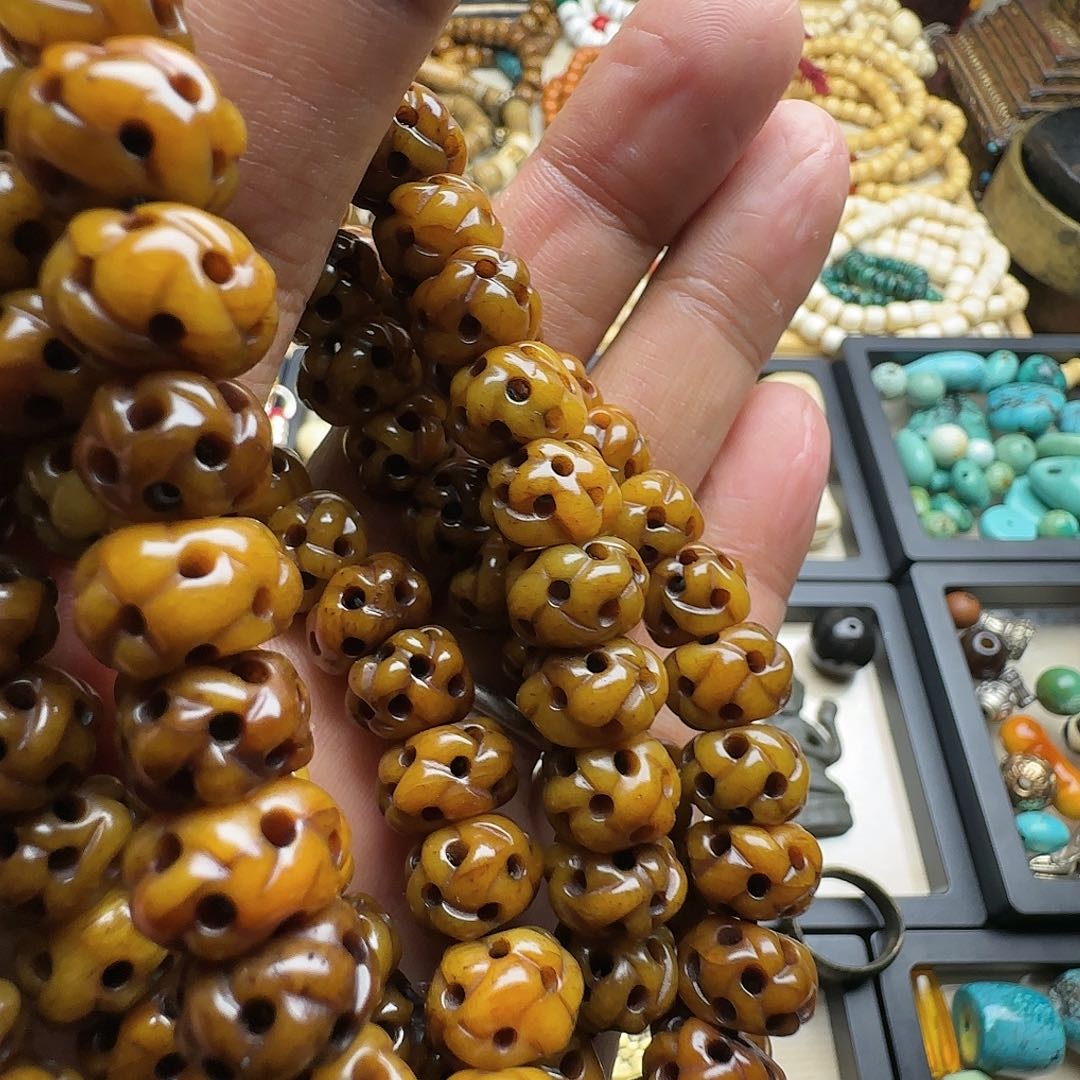 【闪购商品】橄榄核手串/手链福*宝扎西德勒