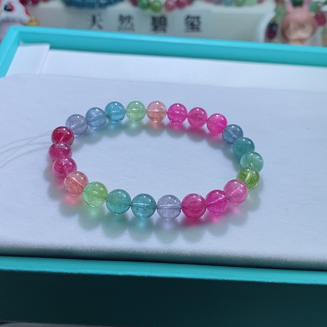 手链未镶嵌碧玺8.3mm左右