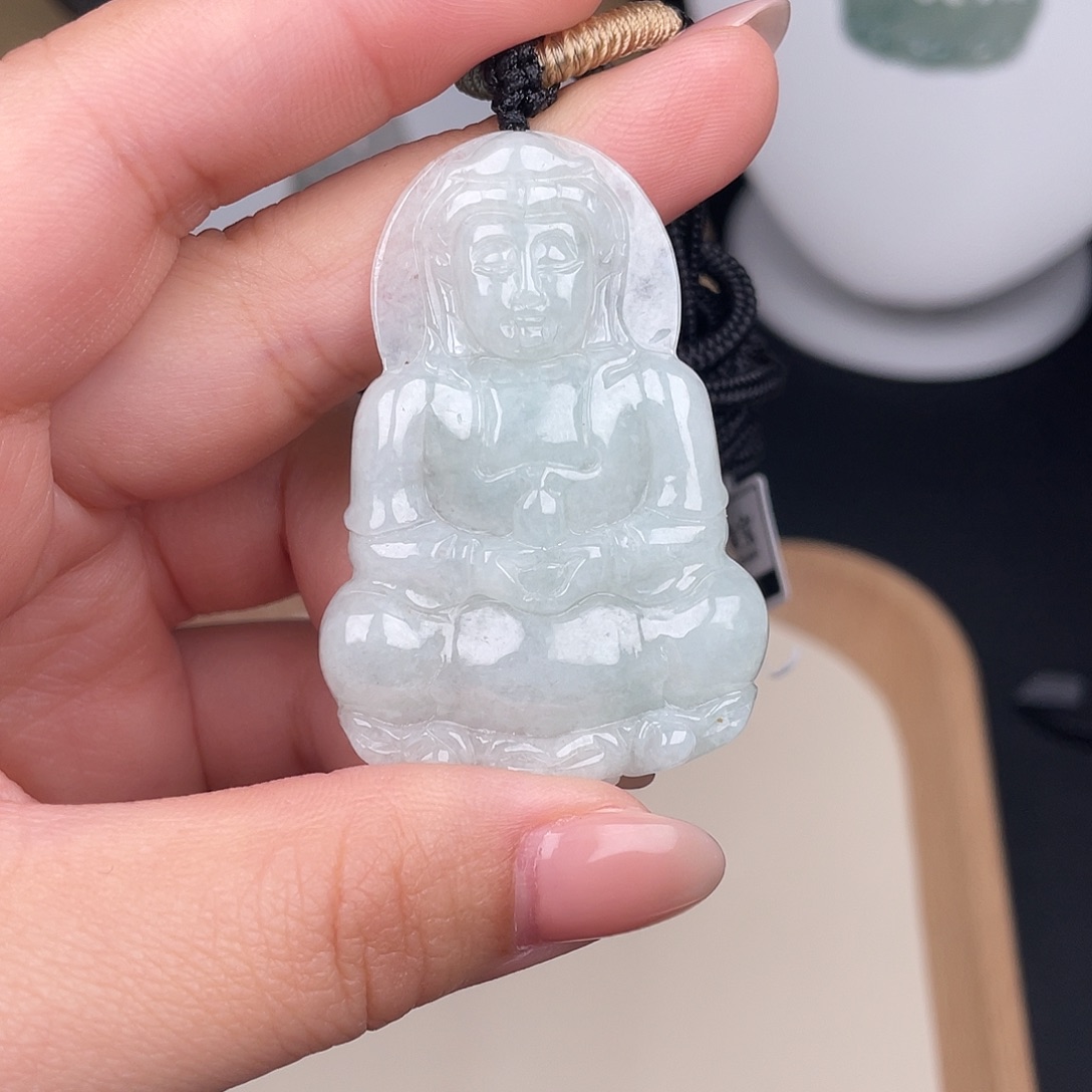 翡翠未镶嵌颈饰za028-7