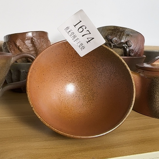 纯柴烧手工杯子100容量