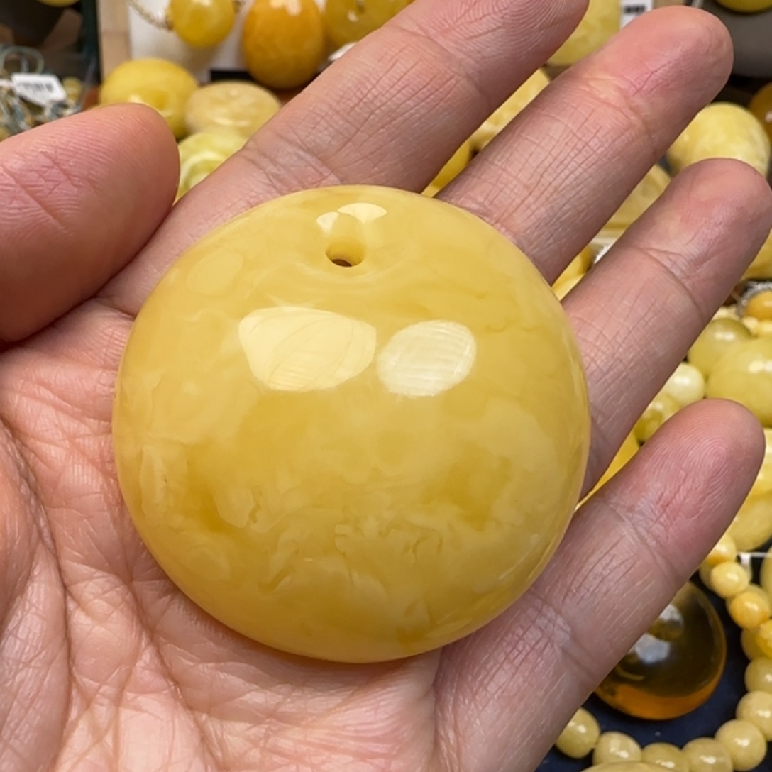 蜜蜡未镶嵌颈饰天然蜜蜡