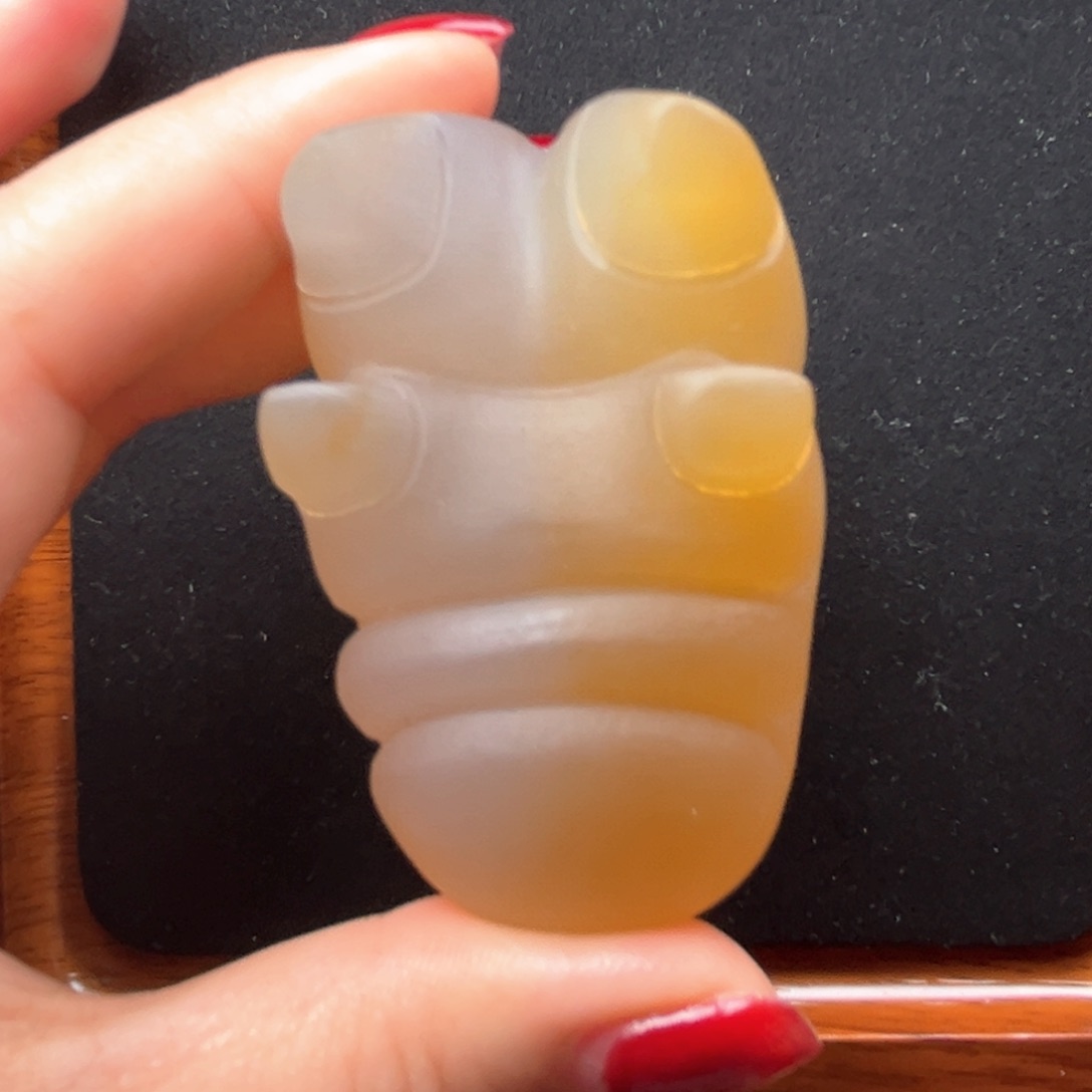 玛瑙/玉髓手玩件合金