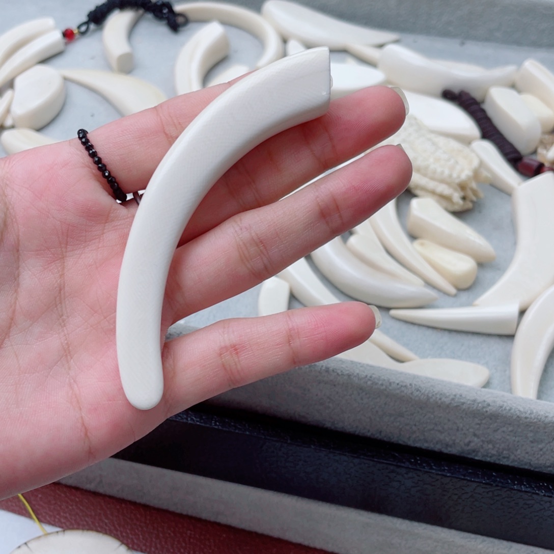 吊坠柏香籽/百香籽猛犸牙牙尖微瑕