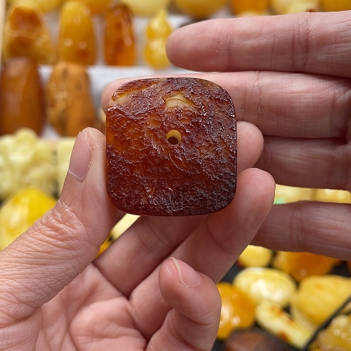 蜜蜡项链未镶嵌19.4克