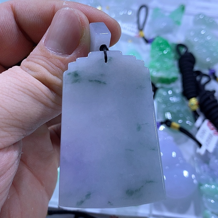 翡翠未镶嵌颈饰天然翡翠A货吊坠