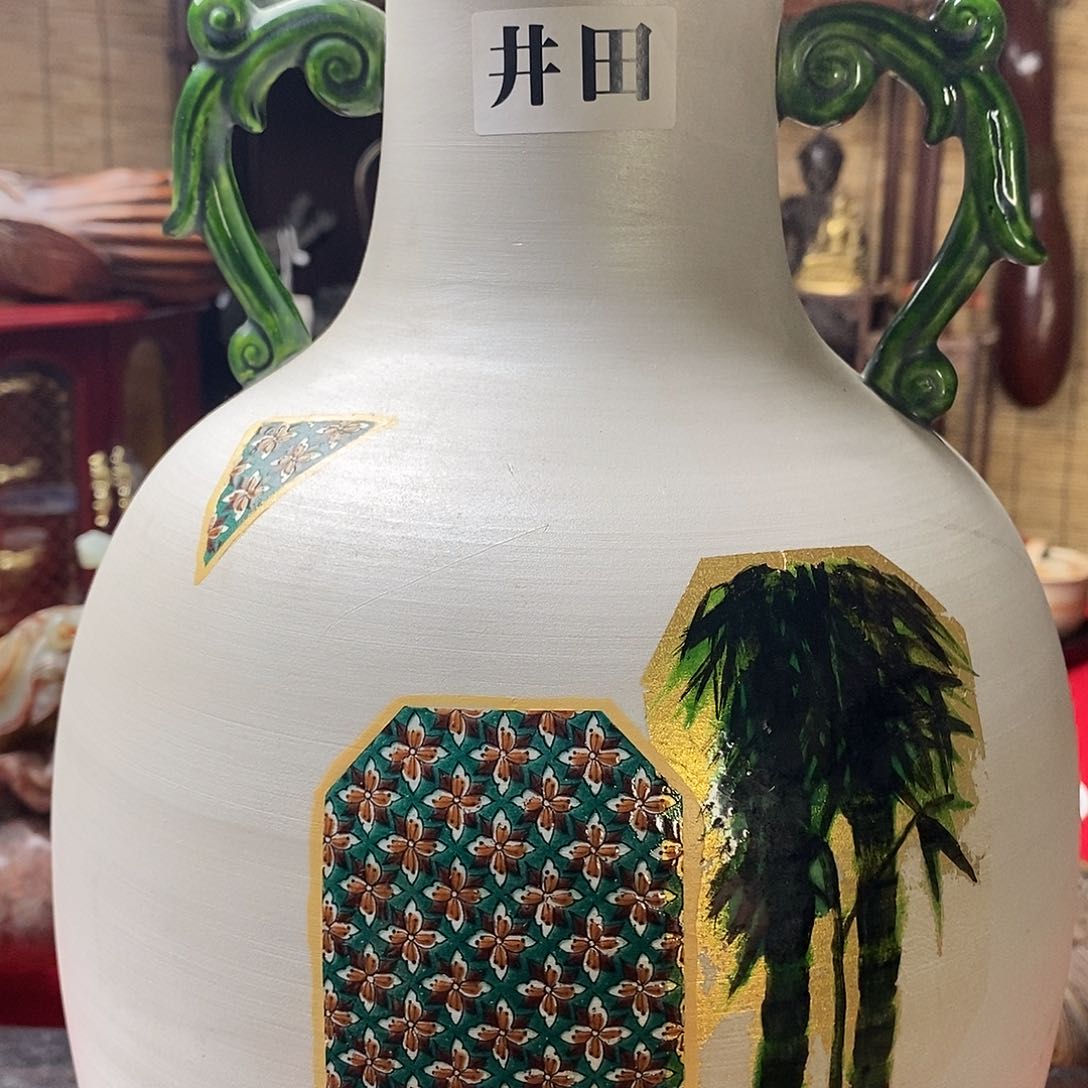 九谷花器 默认瑕疵