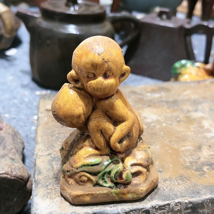 瓦当摆件摆件茶桌茶台陶瓷