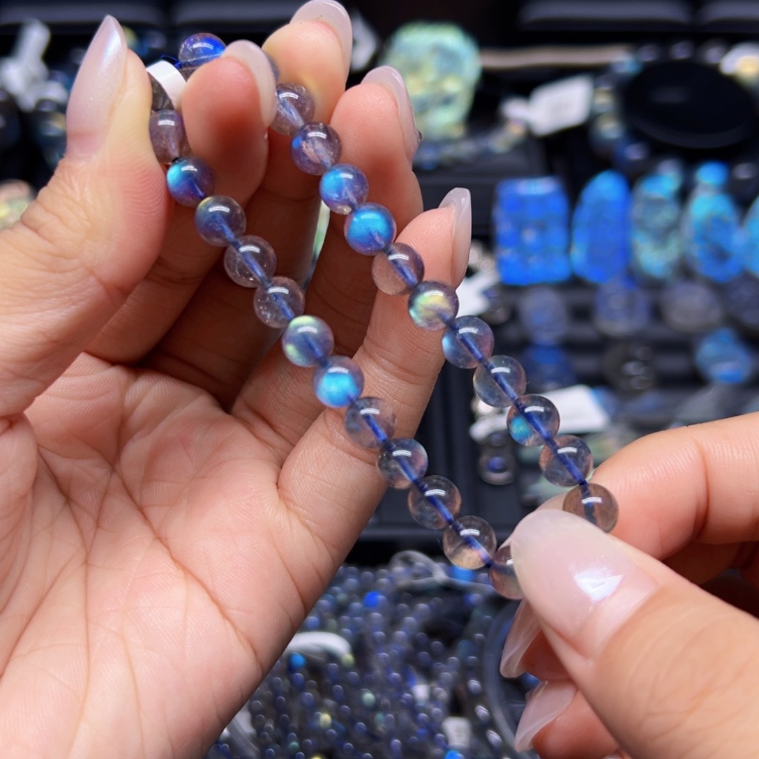 未镶嵌手串长石6.5m左右