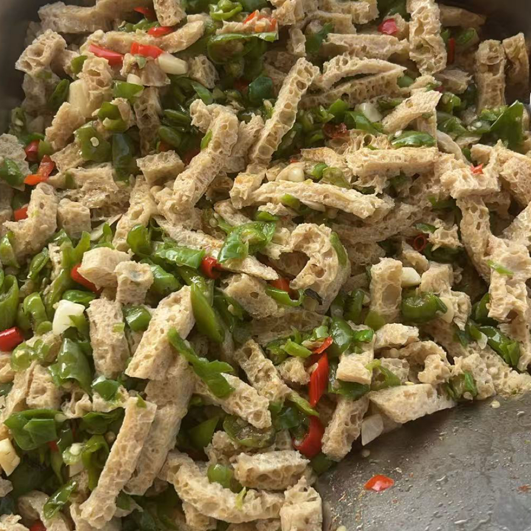 辣椒炒豆腐花辣椒炒豆腐花