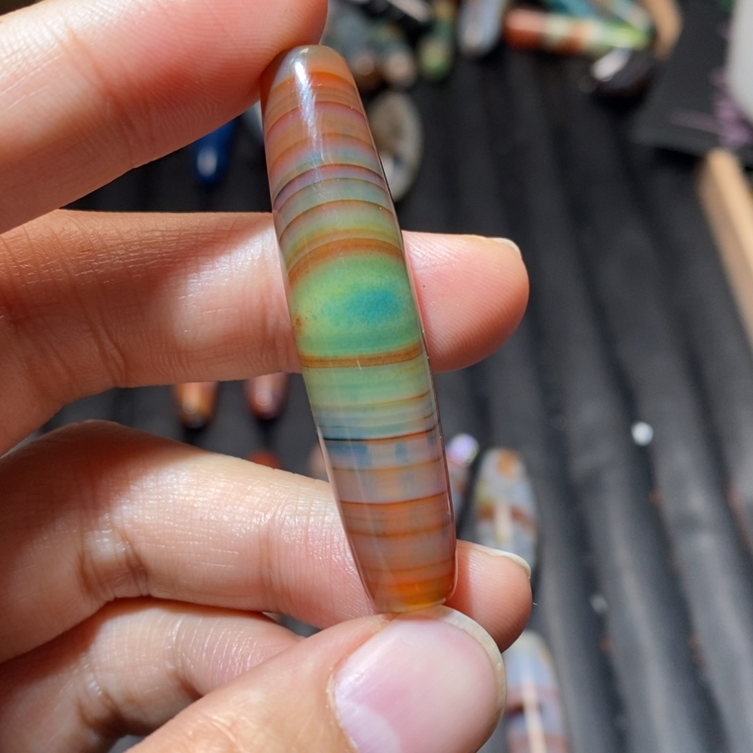 玛瑙/玉髓颈饰未镶嵌后*