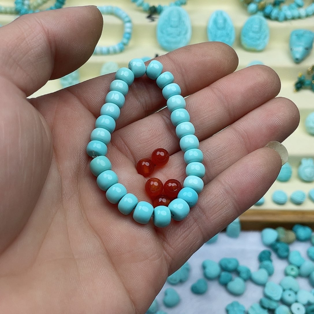 南红玛瑙颈饰未镶嵌尼*176