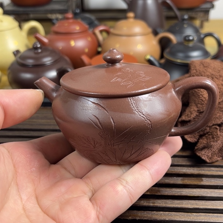 紫砂茶壶原矿紫砂半手工制作