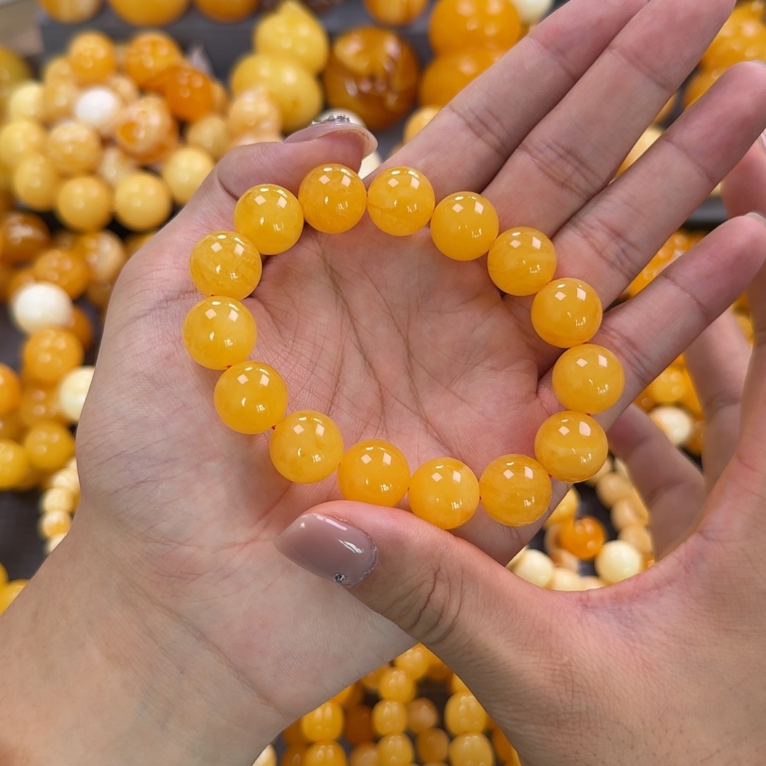 蜜蜡未镶嵌珠宝奇石14mm