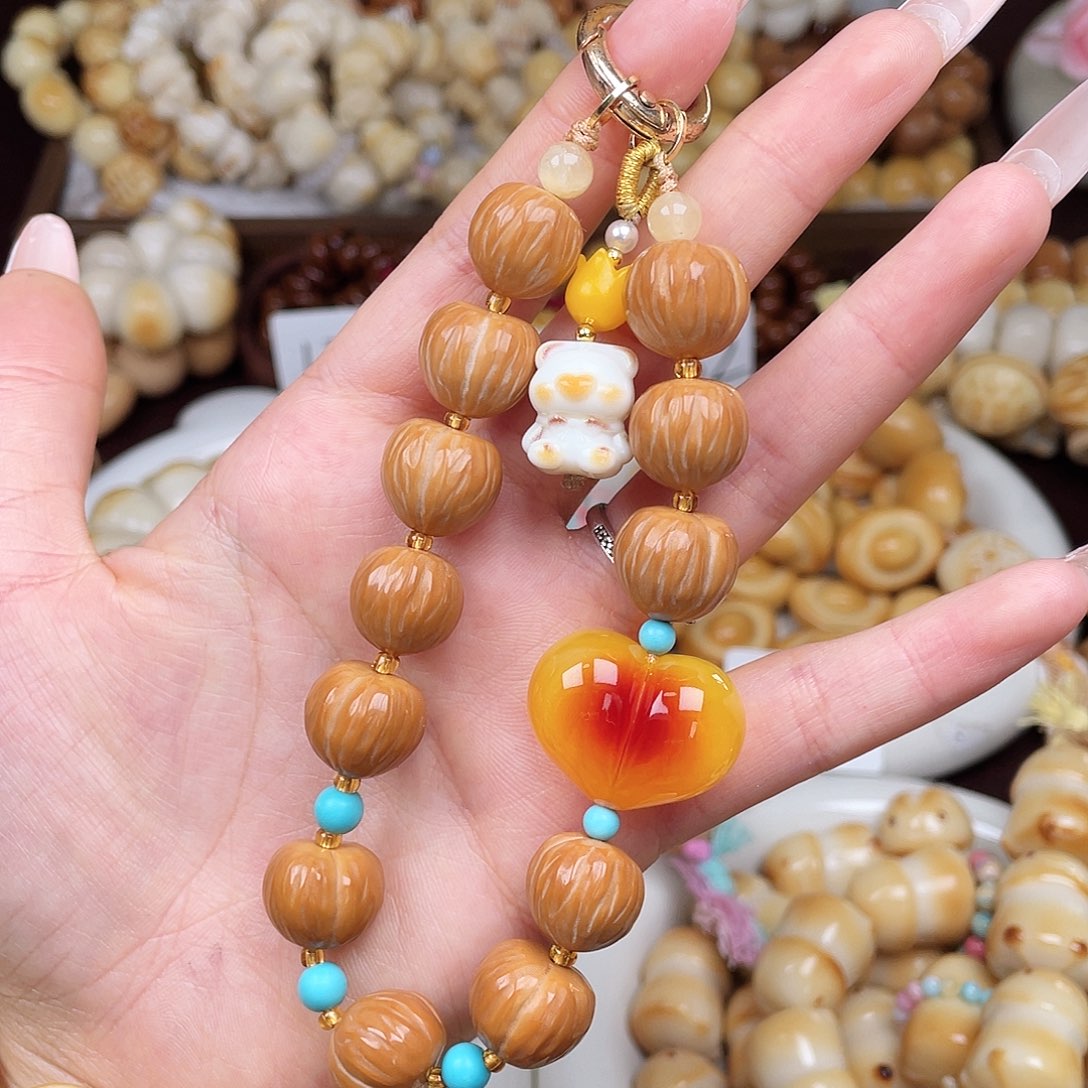 吊坠白玉菩提成品c