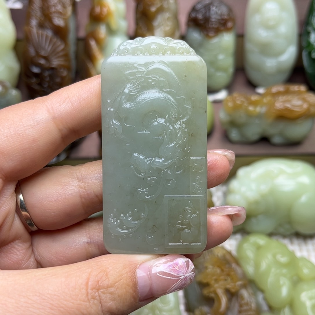 和田玉挂件未镶嵌