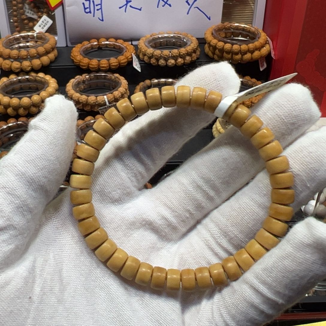 白玉菩提手串龙脊菩提小药片