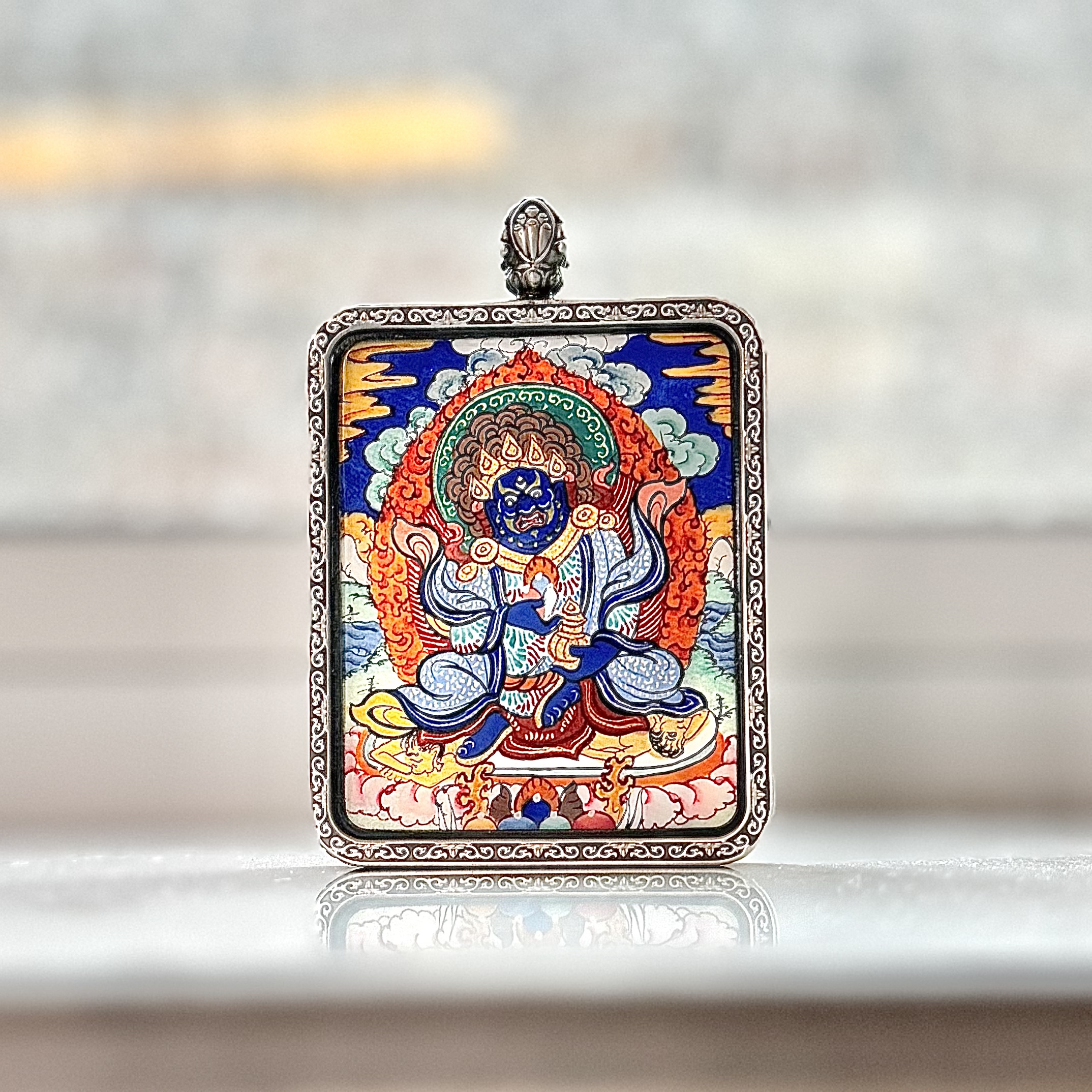 吊坠足银 壹加林妹妹 | 银壳方卡卡竖款多样性发其一